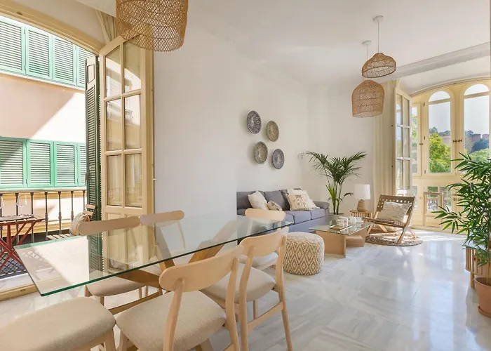 Balcon De Picasso: Bright With Incredible Views 公寓 马拉加